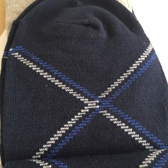SOLD Polo Ralph Lauren 3 Pairs Dress Socks Blue/Gray - Picture 8 of 9